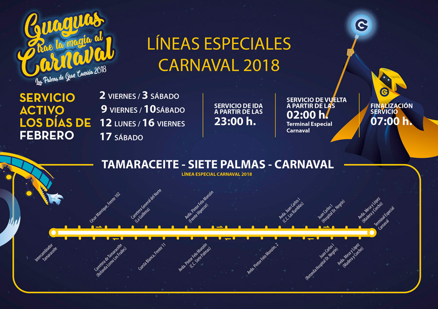 Horarios de Carnaval