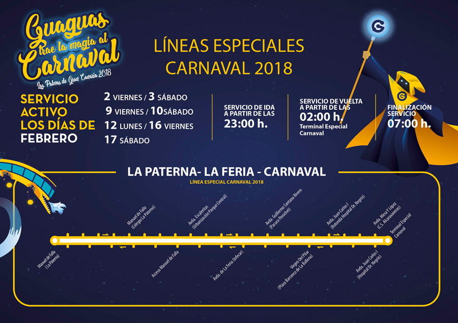 Horarios de Carnaval