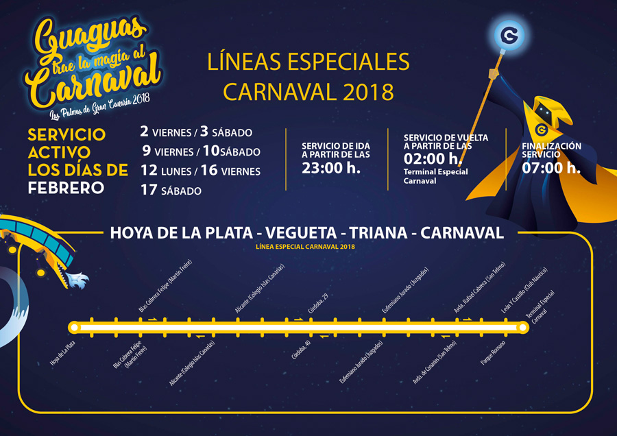 Horarios de Carnaval