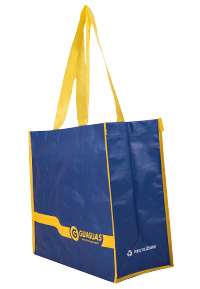 Bolsa de rafia con logo Guaguas