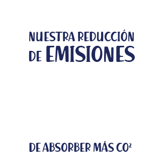 Nuestra reducción de emisiones libra a 22.050 pinos Canarios de absorber más CO2