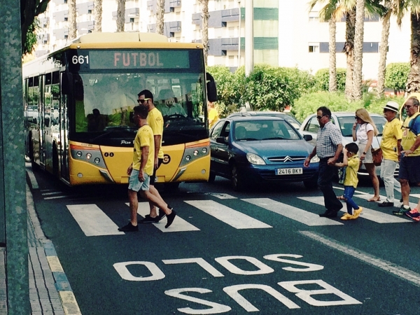 Guaguas Municipales activa este viernes un dispositivo especial de transporte para el partido entre la UD Las Palmas y Deportivo
