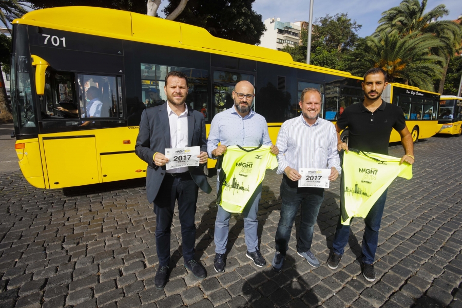 El Ayuntamiento y Guaguas Municipales facilitan transporte gratuito para los participantes de la carrera LPA Run Night