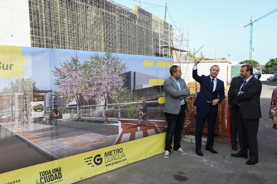 El Paseo Blas Cabrera Felipe se renueva con la MetroGuagua y dispondrá de un balcón con vistas al frente marítimo para el Cono Sur