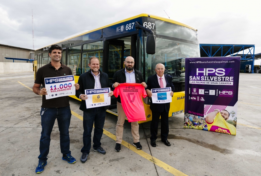 Guaguas Municipales ofrece transporte gratuito a los corredores de la San Silvestre y activa un plan de desvíos