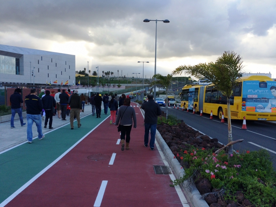 Guaguas Municipales habilita un dispositivo de transporte para la Copa del Rey de baloncesto 