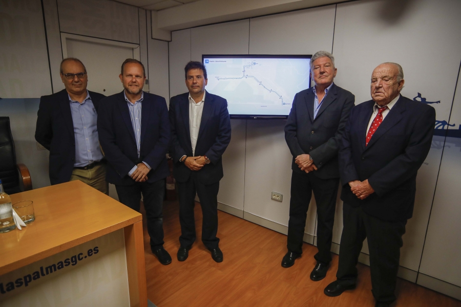 Guaguas Municipales presenta la Línea 18, que conectará a partir de septiembre Manuel Becerra con la zona portuaria