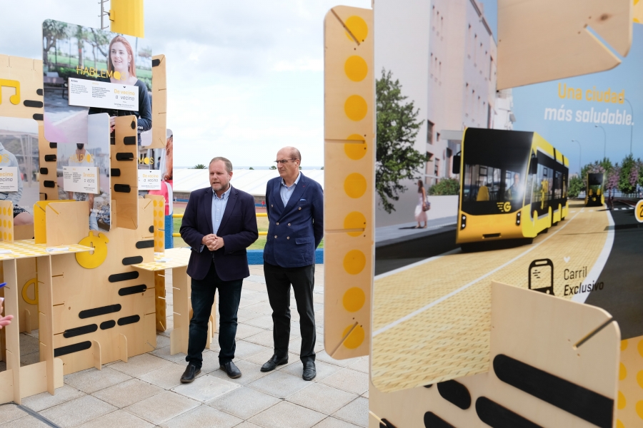 Una muestra en la Ciudad Deportiva Gran Canaria avanza el futuro del Cono Sur con la llegada de la MetroGuagua
