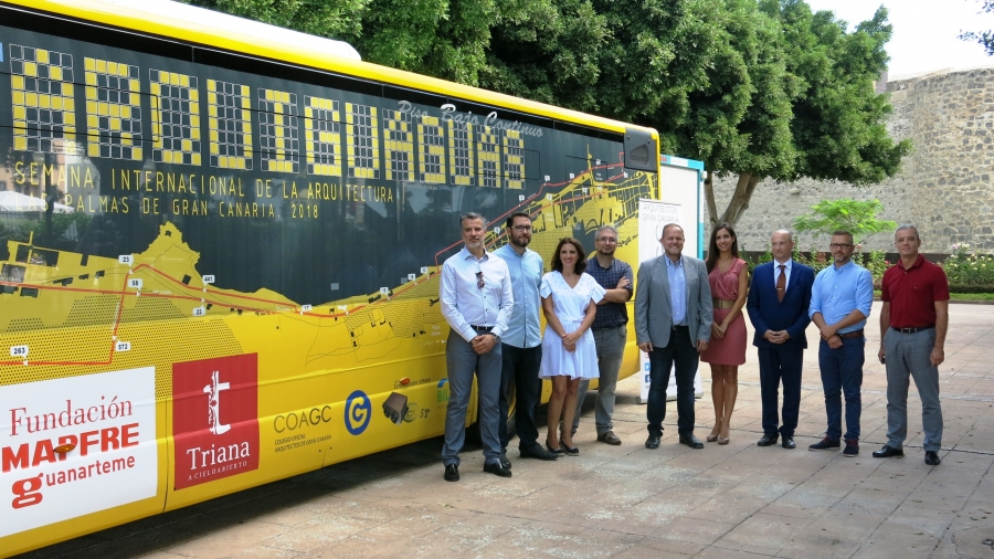Guaguas Municipales invita a los viajeros de la Línea 1 a descubrir el patrimonio arquitectónico a través del proyecto “Arquiguaguas”
