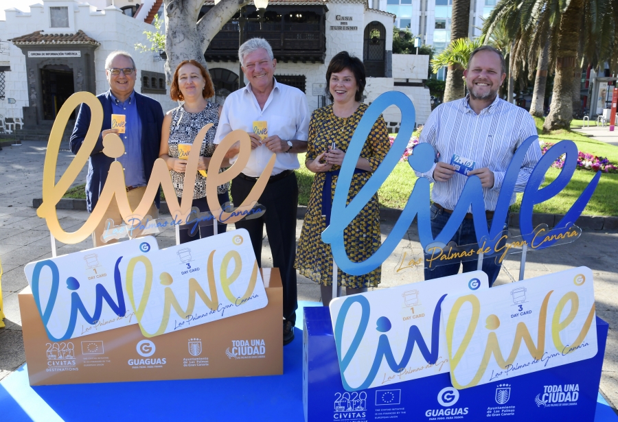Guaguas Municipales pone en marcha “Live”, la nueva tarjeta de transporte de uno y tres días para los turistas de la ciudad