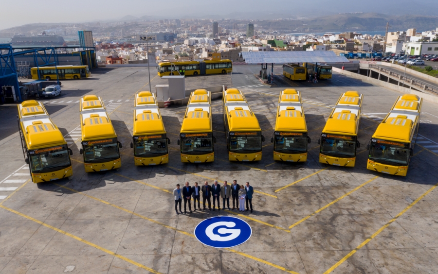 Guaguas Municipales incorpora ocho nuevos vehículos de 18 metros para potenciar las líneas con mayor demanda de viajeros  