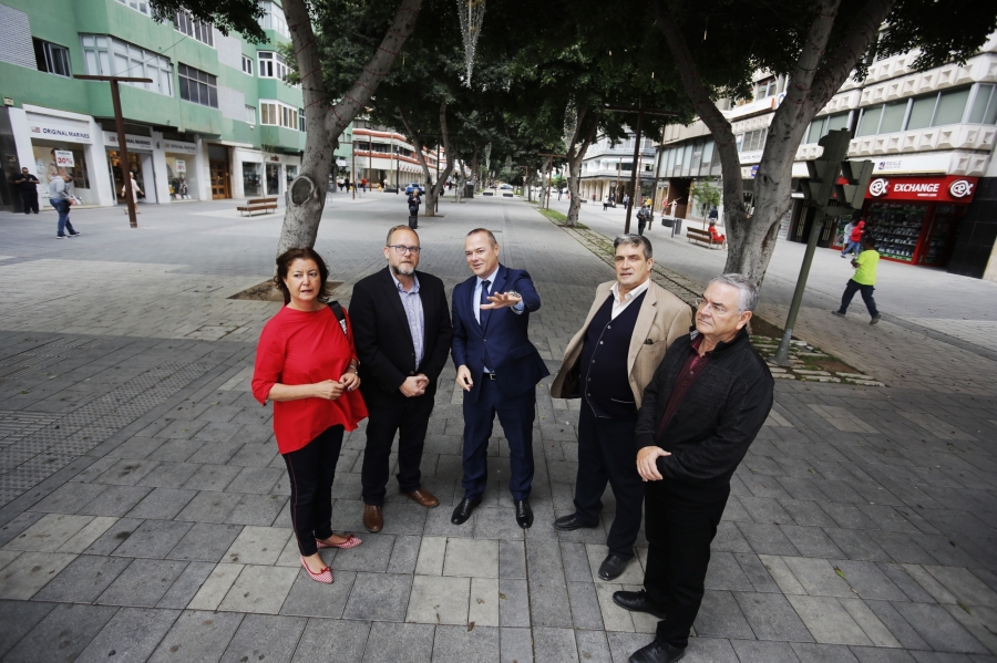 Mesa y López, por donde transitará la MetroGuagua, estrena más de 11.550 metros cuadrados ganados para el peatón 