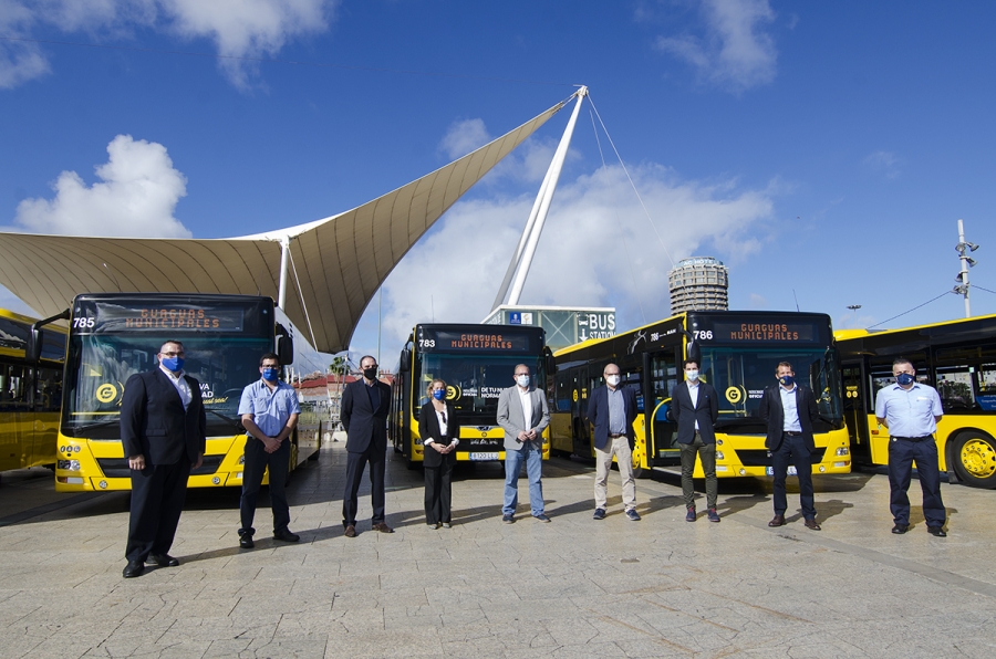 Guaguas Municipales incorpora 24 vehículos MAN de doce metros y emprende la renovación más ambiciosa de flota en la última década 