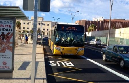 Guaguas Municipales conecta cada ocho minutos el nuevo Palacio de Justicia de la capital grancanaria con la Línea 12
