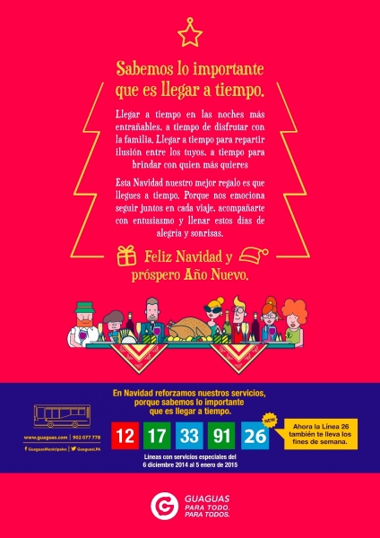 Guaguas Municipales intensifica las líneas 12, 17, 33 y 91 para facilitar las conexiones con las zonas comerciales durante el fin de semana 