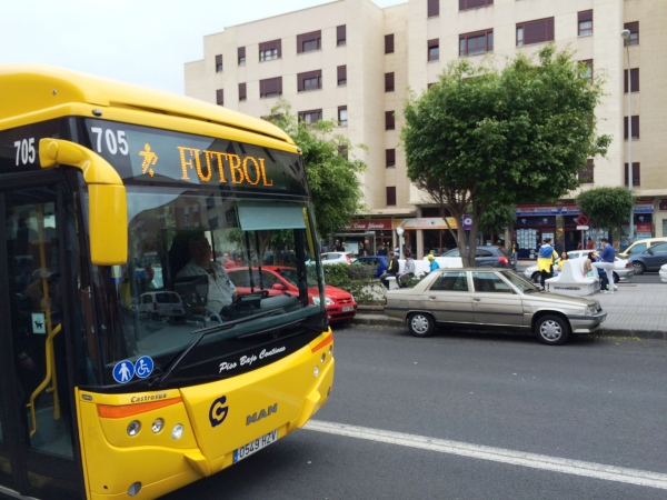 Guaguas Municipales despliega la línea especial ‘Fútbol’ para facilitar la asistencia al partido entre la UD Las Palmas y el Valencia CF