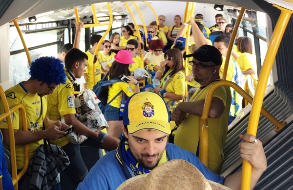Guaguas Municipales despliega dispositivos especiales de transporte para los partidos de la UD Las Palmas y Herbalife Gran Canaria